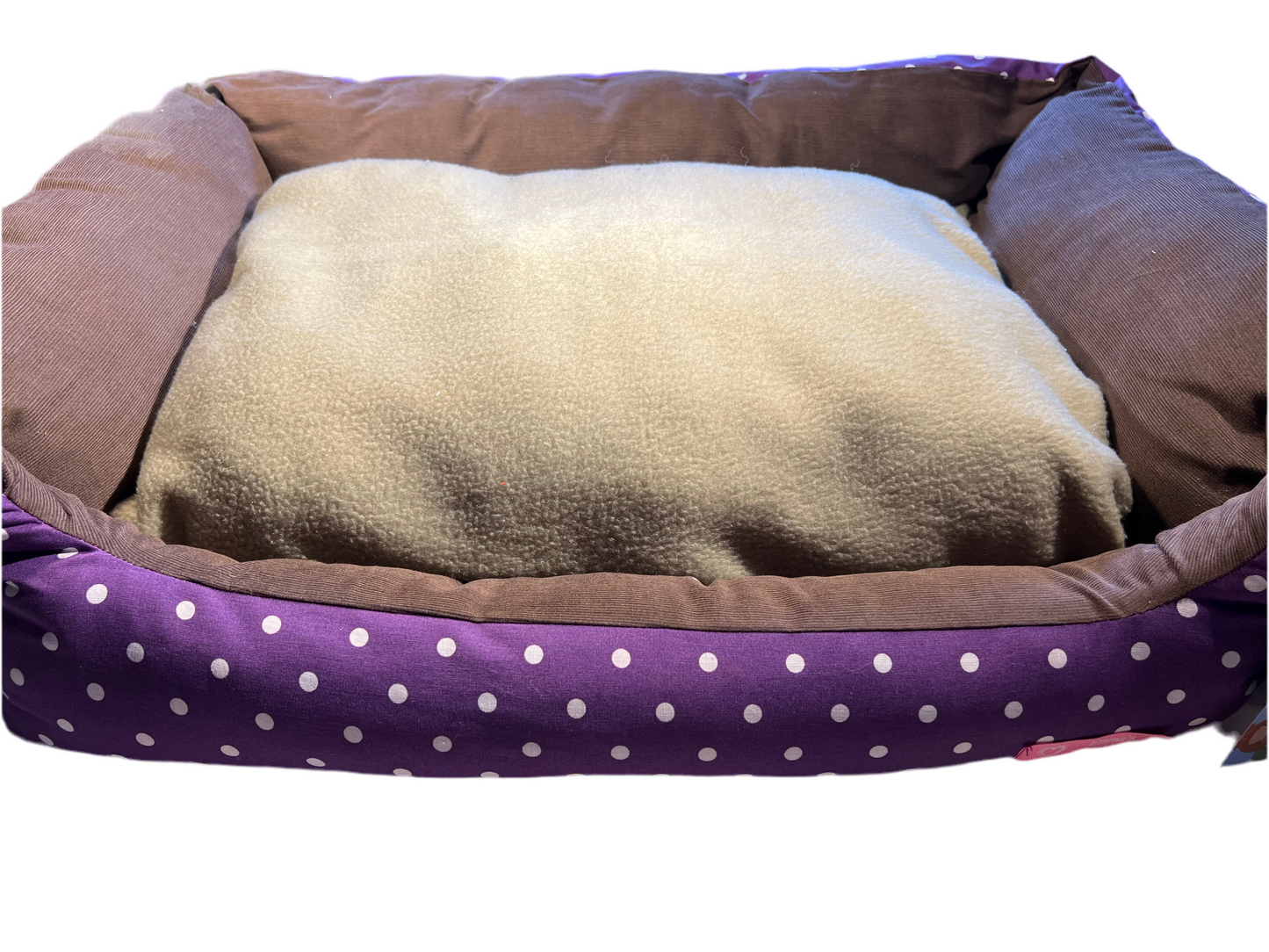 Hundebett Gr. S konfigurieren /Blumenmuster und Mehr